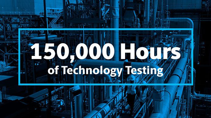 150,000 testing hours