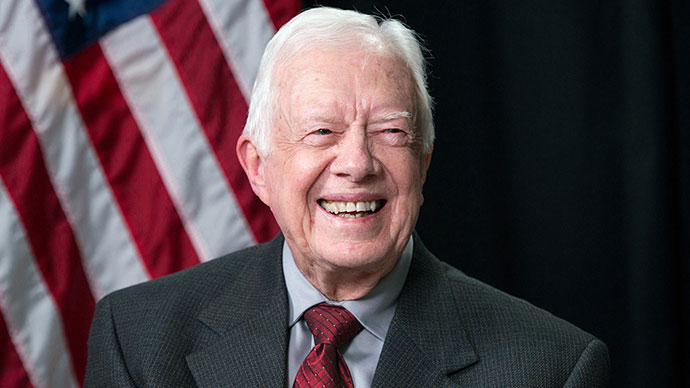 President Jimmy Carter smiling