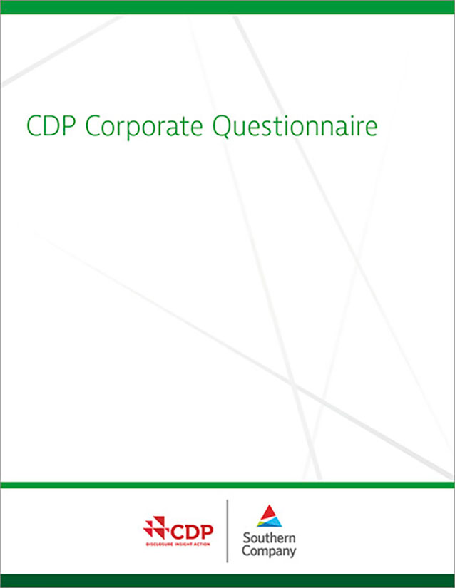 CDP Corporate Questionaire